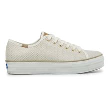 Zapatilla Triple Kick Metallic Woven Mujer