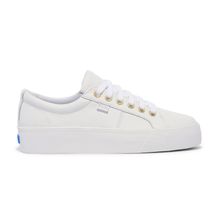 Zapatilla Leather Mujer Jump Kick Duo Ltr Blanco Keds