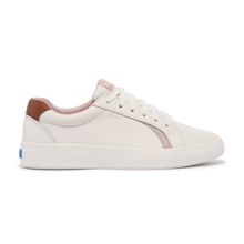 Zapatilla Leather Mujer Pursuit Lace Up Blanco Keds