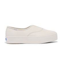 Zapatilla Leather Mujer Keds Point Slip Blanco Keds