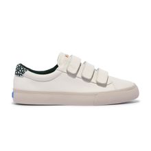 Zapatilla Leather Mujer Jump Kick Velcro Beige Keds