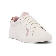 Zapatilla Leather Mujer Pursuit Lace Up Blanco Keds