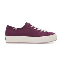 Zapatilla Canvas Mujer Triple Kick Canvas Bottom Foxing Stripe Morado Keds