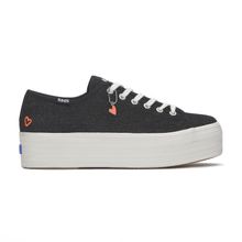 Zapatilla Para Mujer Textil Triple Up Washed denim Negro Keds