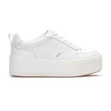 Zapatilla Para Mujer Cuero Skyler II Leather Mixed Texture Blanco Keds