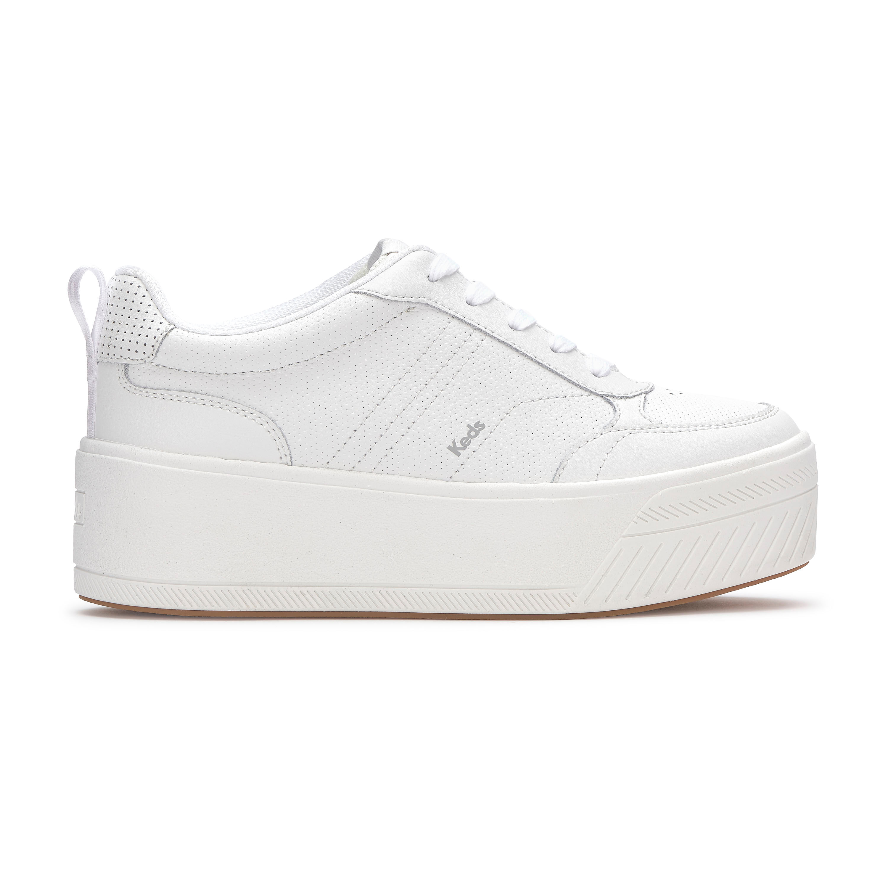 Zapatillas Blancas Zapatilla Keds Urbana Triple Up Leather Mujer