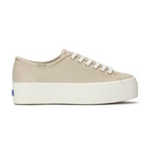Zapatilla Para Mujer Cuero Triple Up Leather Beige Keds