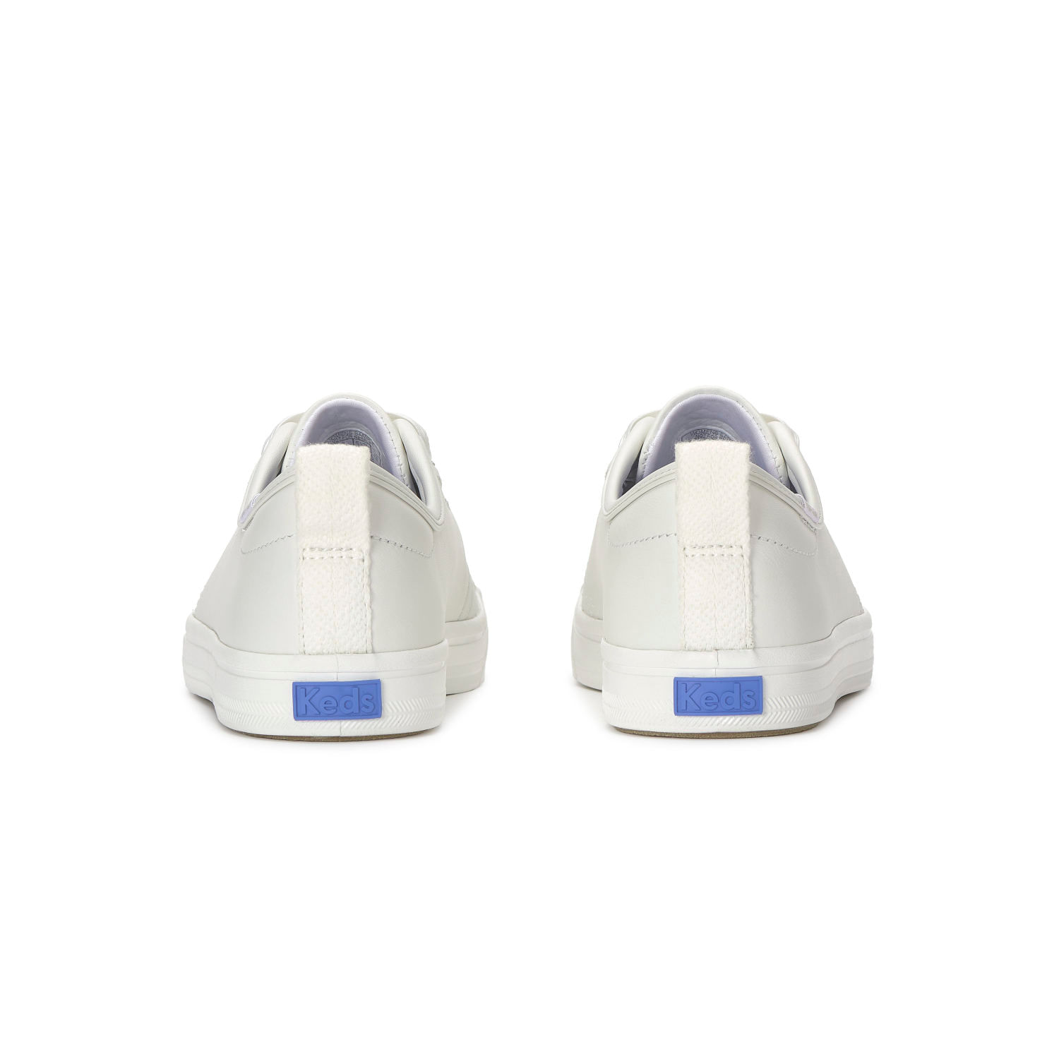 Zapatillas Keds Cruise-6 Mujer - Cuero Blanco, Cordones Elásticos, Talla 37 EU, Estilo Casual Cómodo